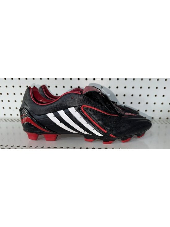 RARE 2009 Adidas Absolado PS TRX FG Mens Leather Soccer Cleats Size 11 Black Red main image 5